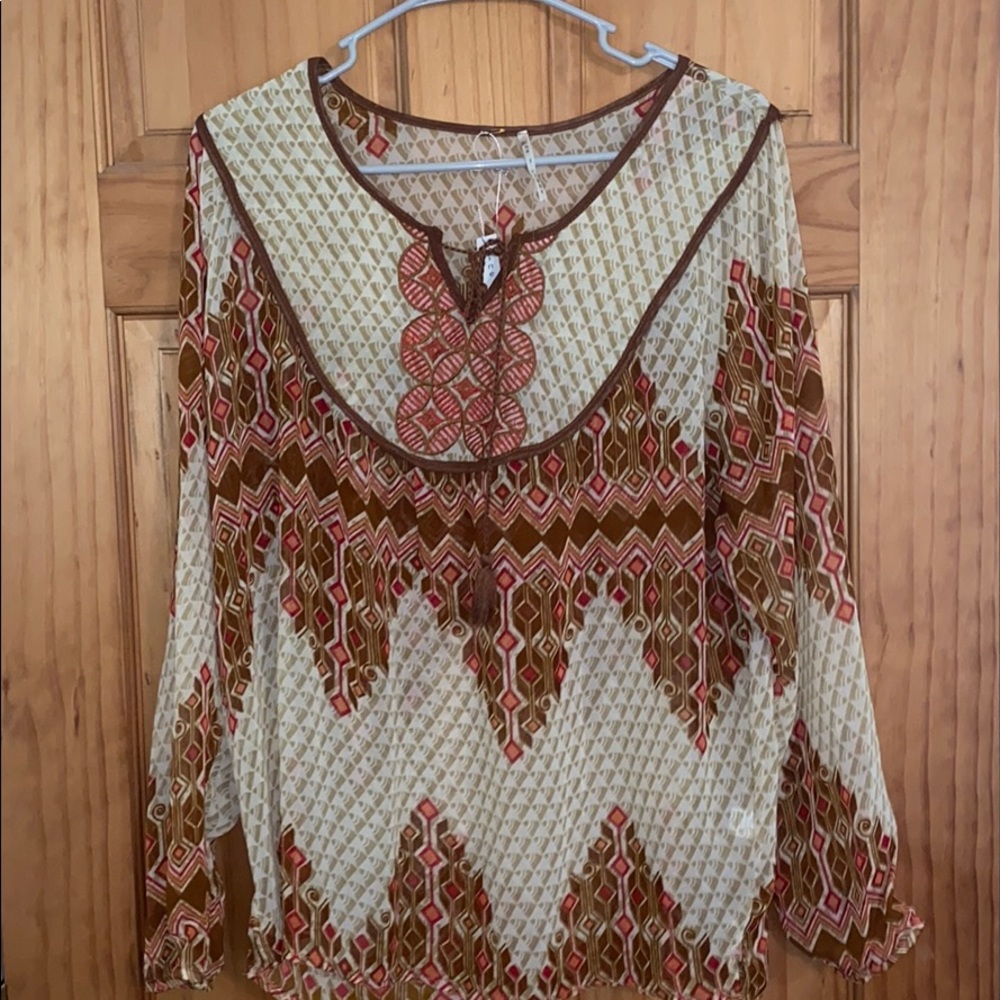 BoHo long sleeve shirt